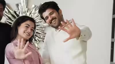 Vijay Deverakonda and Rashmika engagement